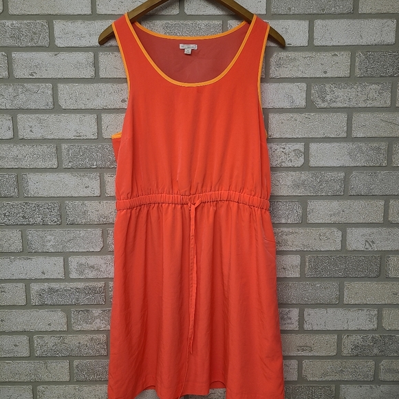 GAP Dresses & Skirts - Gap Neon Orange Sleeveless Dress Size Medium